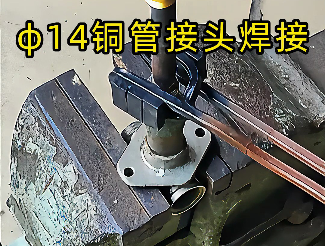 銅管接頭焊接這么簡單 10秒搞定銅管焊接手持高頻焊機操作全過程